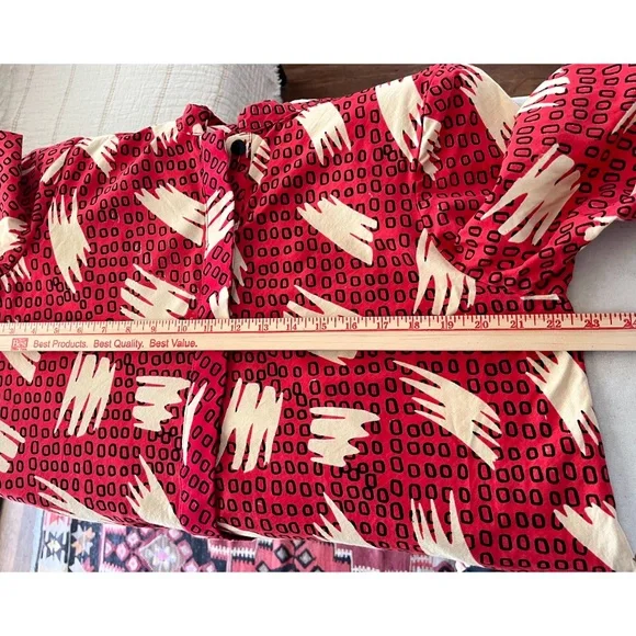 ZURI  Kenya Cotton Print A-Line Dress - NWOT - XL - Picture 8 of 10